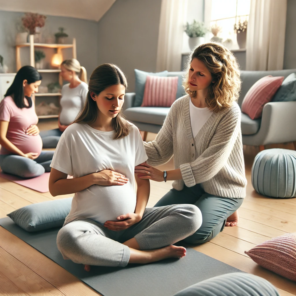 Cours de préparation à la naissance et technique de gestion à la douleur